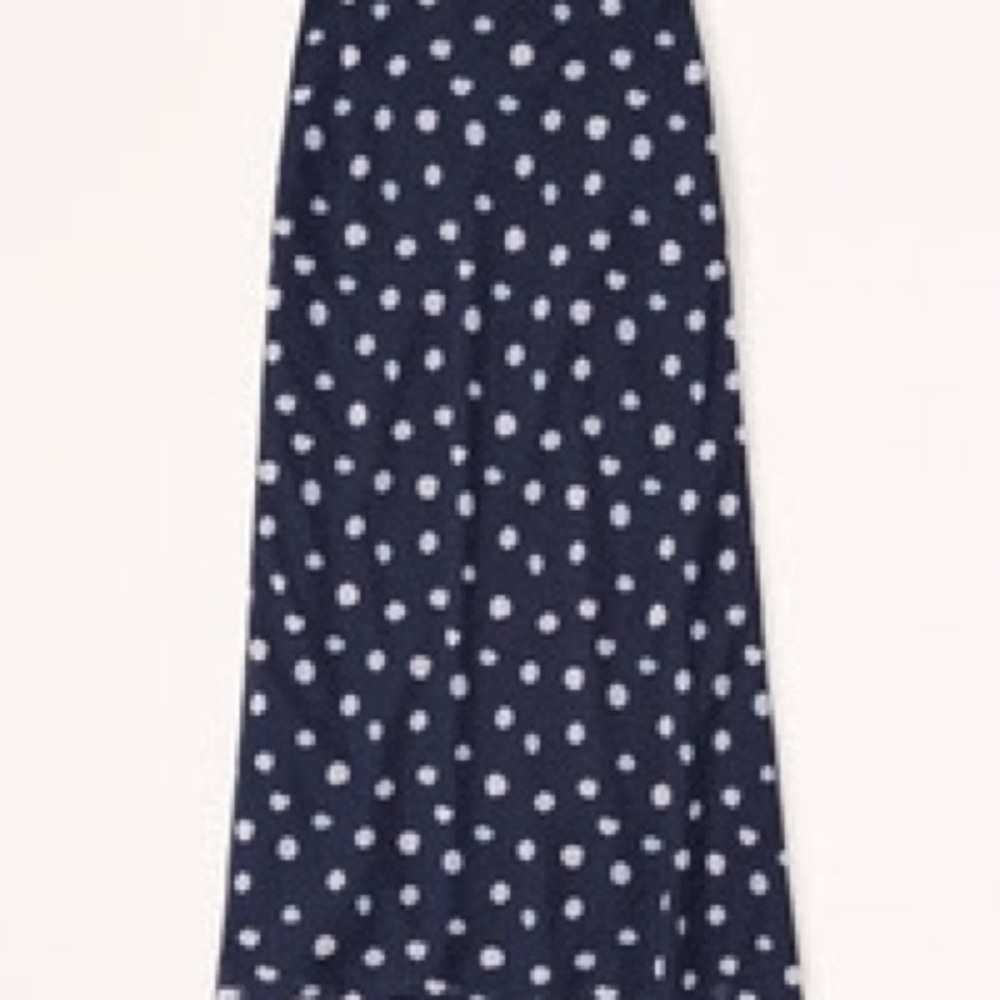Abercrombie & Fitch Chiffon Column Midi Skirt